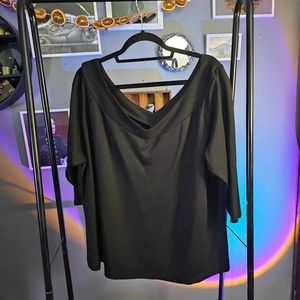 Unique Vintage Classic Off Shoulder Top - Plus Size